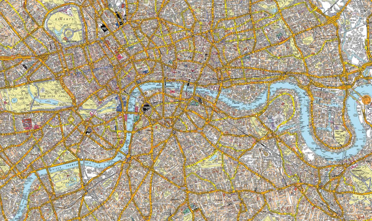street map of London