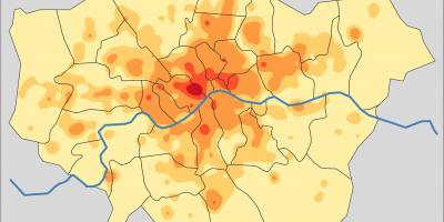 Map of London crime