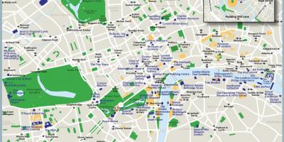 Tourist map of London