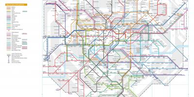 Train map London