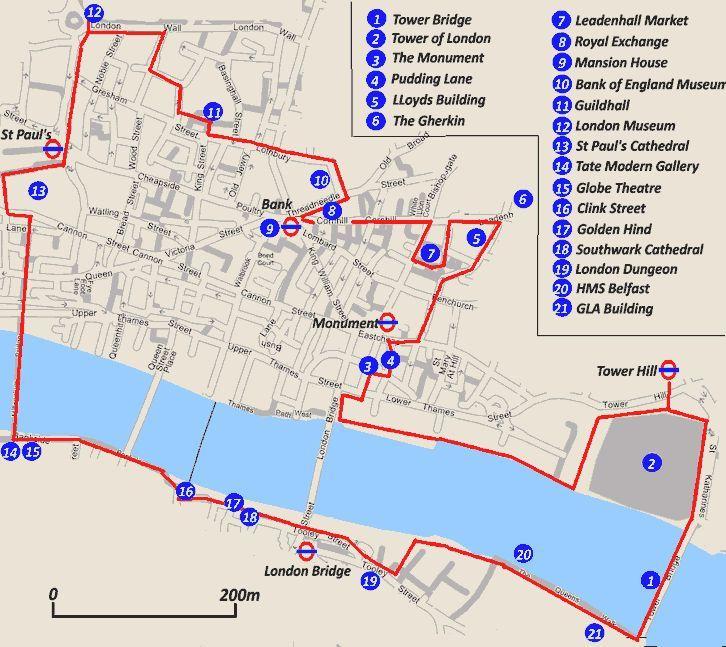 Walk London Map 