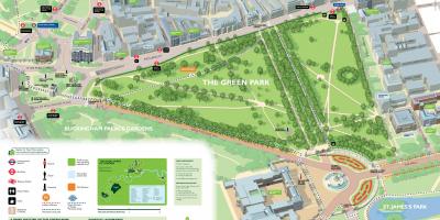 Map of Green park London