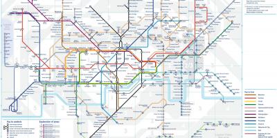 London metro map - Metro map London (England)