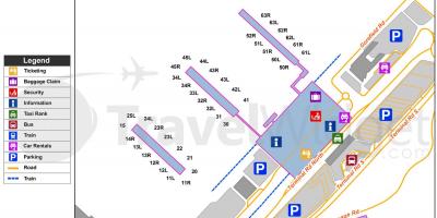 Map of Stansted airport